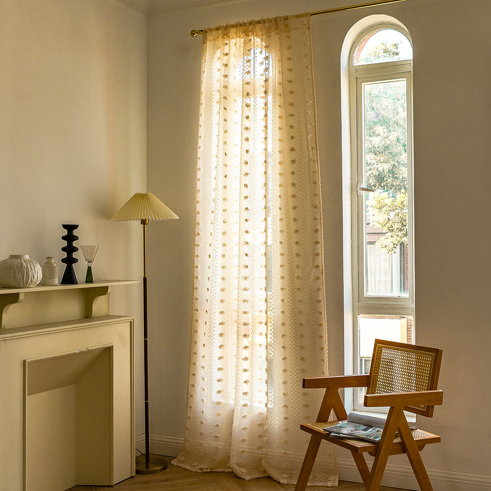 Thumbnail: Amélia Sheer Curtain – Honey