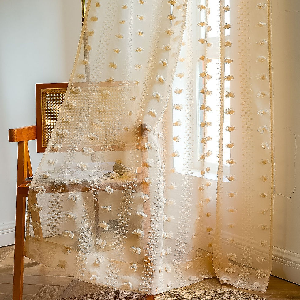 Thumbnail: Amélia Sheer Curtain – Honey