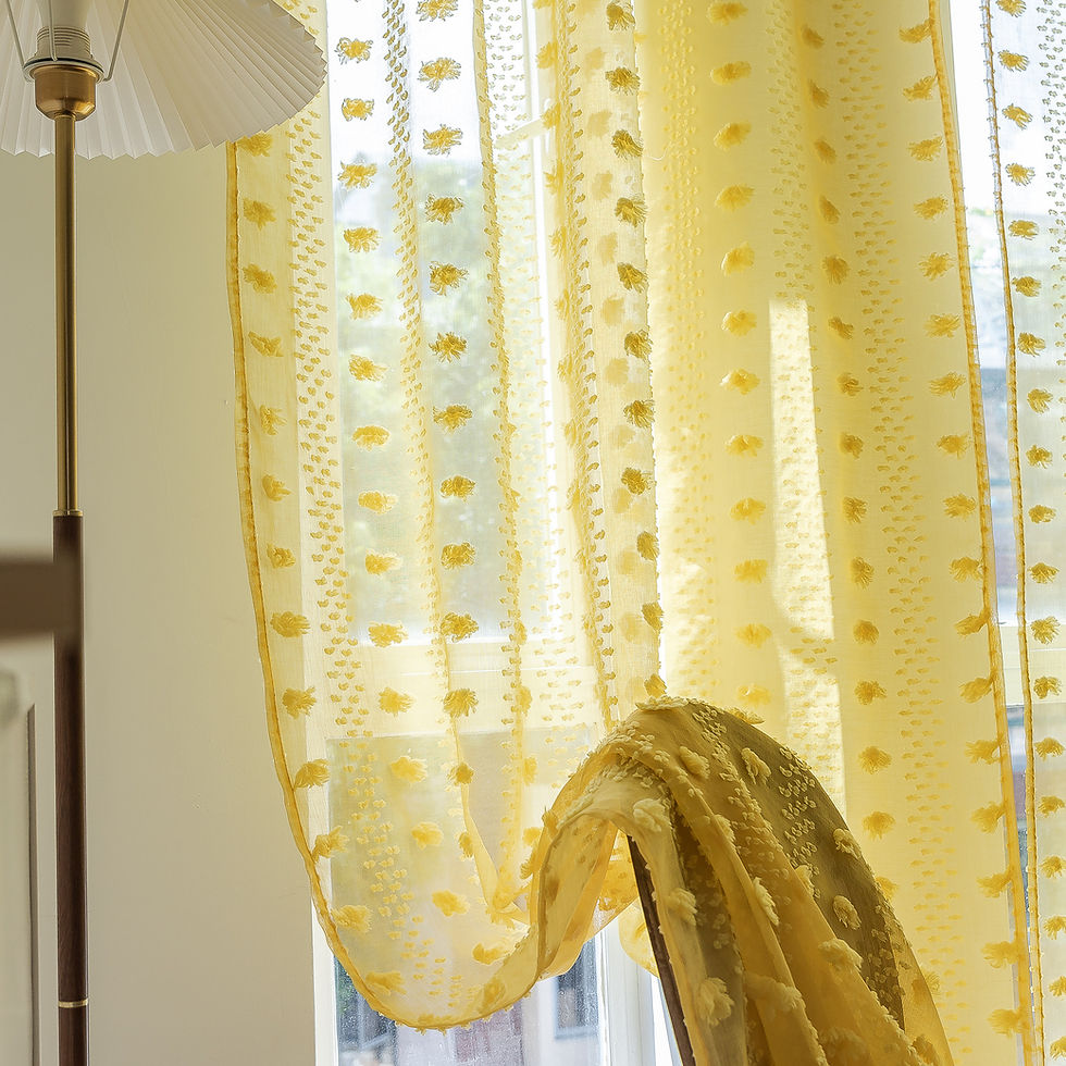 Thumbnail: Amélia Sheer Curtain – Yellow