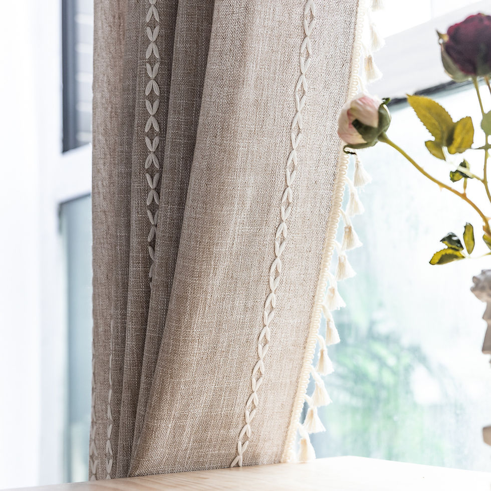 Thumbnail: Alix Light Filtering Curtain – Coffee