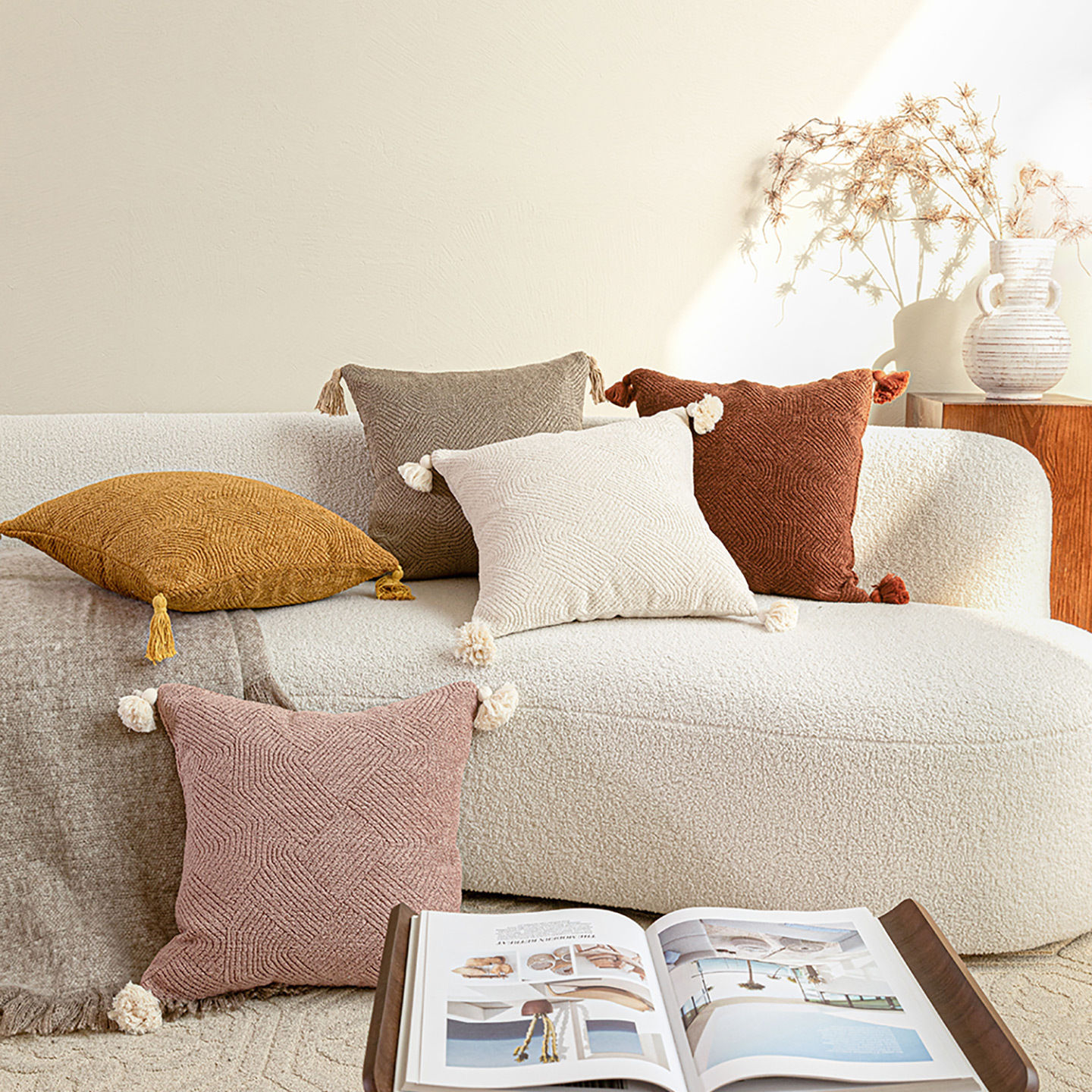 Aulnes Pillow Cover Set (6 Pieces)