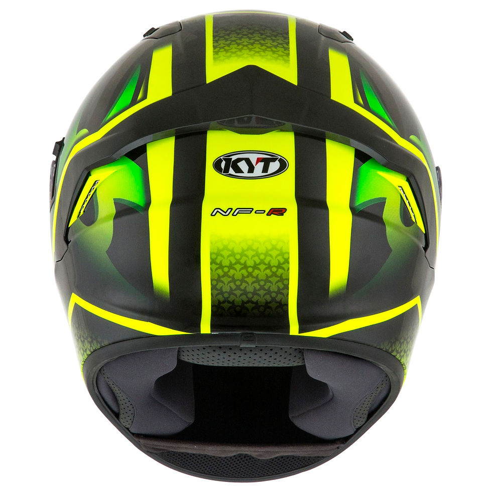 Miniatura: KYT NFR HYPER FLUO YELLOW HELMET