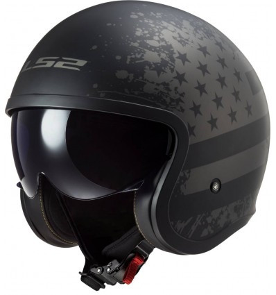 LS2 ECER22-05 BLACK FLAG HELMET | Chia Motor Pj