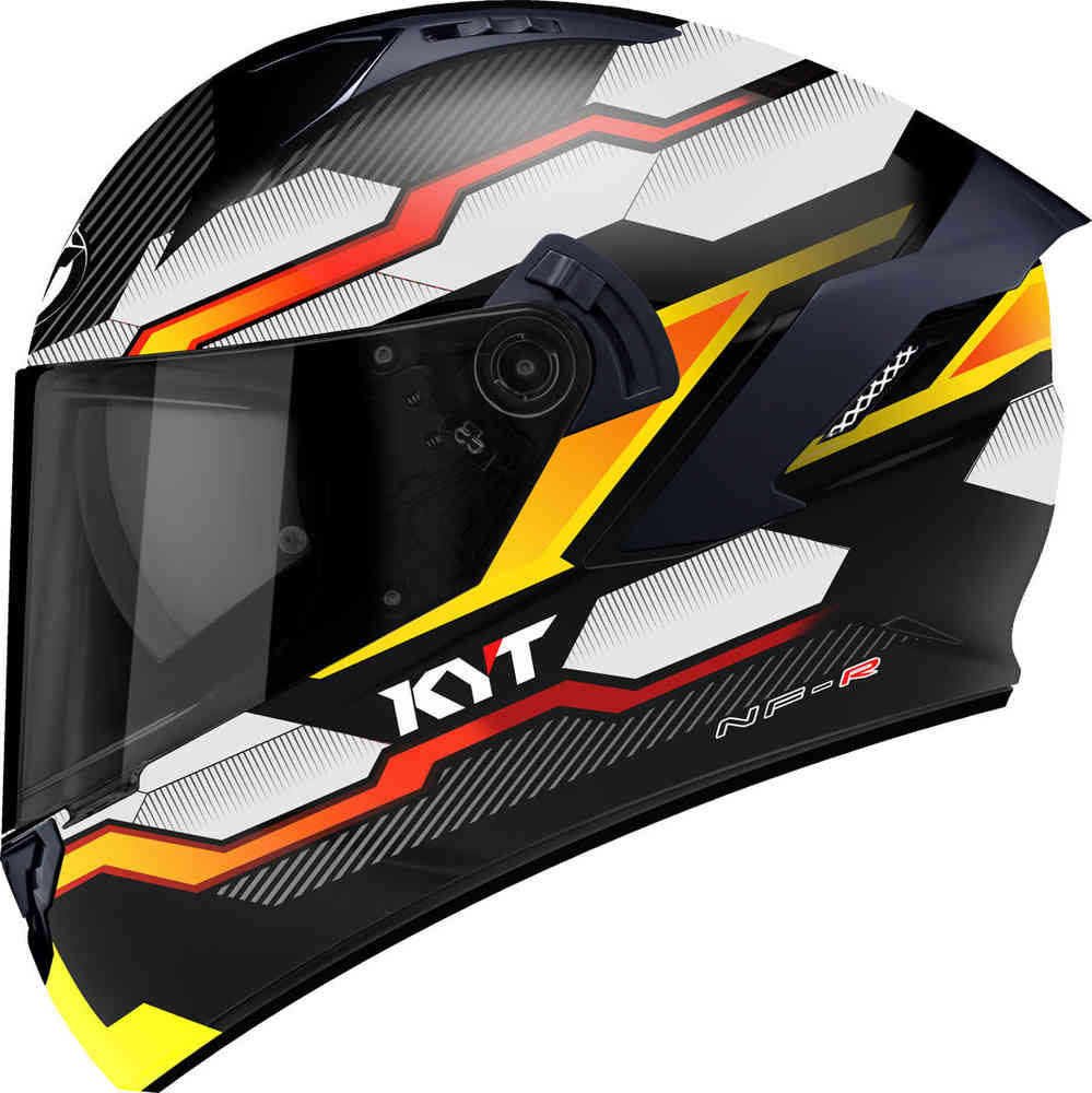 KYT NFR FULL FACE HELMET (HEXAGON YELLOW)