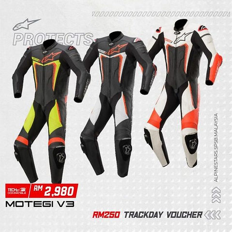ALPINESTARS MOTEGI V3 LEATHER SUIT | Chia Motor Pj
