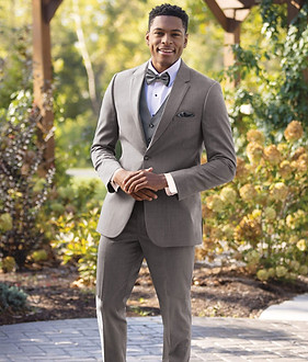 mens grey tuxudo