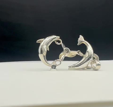 Thumbnail: Dolphin Prop Pendant 4mm bail