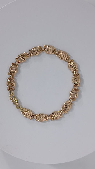 Thumbnail: 14 K Hollow Link Braclet