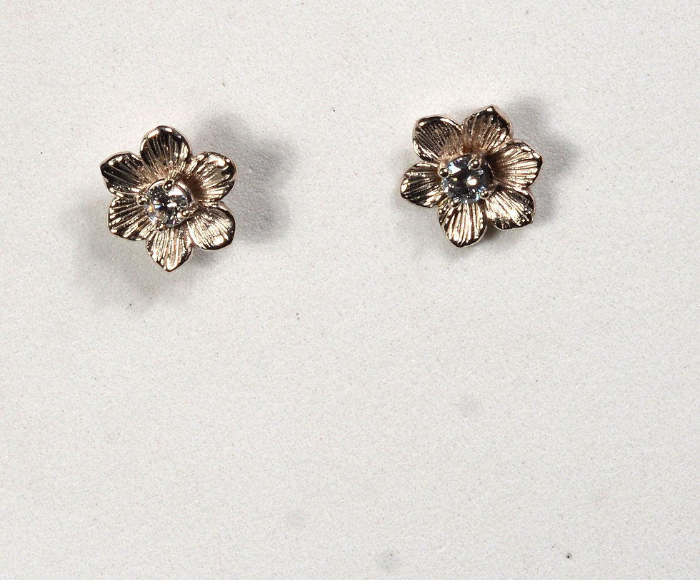 Thumbnail: 1/3 ct. tw. Diamond Flower Earrings