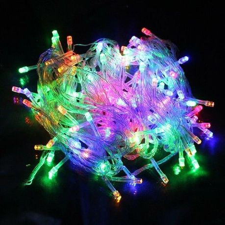 10M LED DECORATIVE INDOOR/OUTDOOR FAIRY LIGHTS - MIXED COLORS