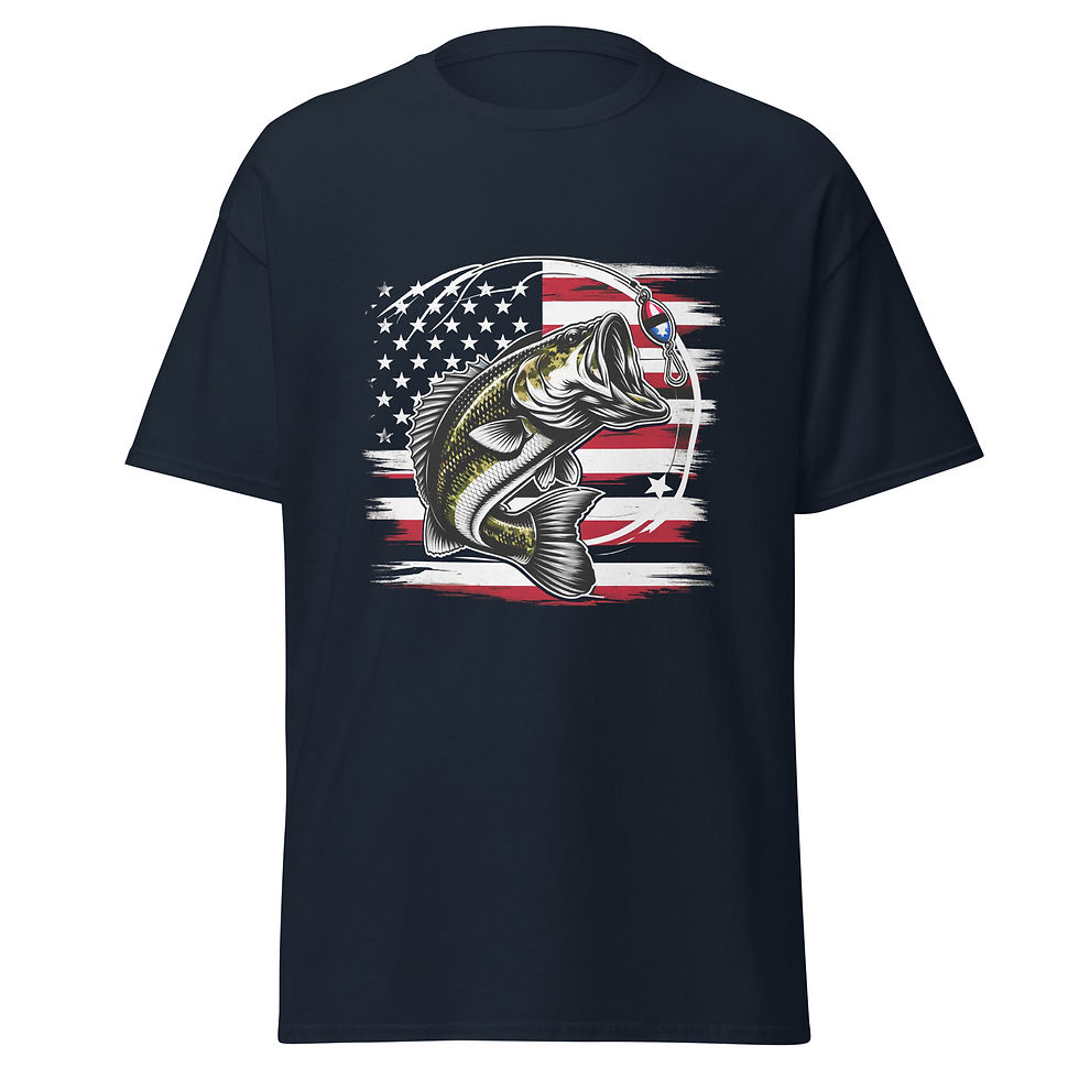 Thumbnail: American Flag Bass Color T-Shirt