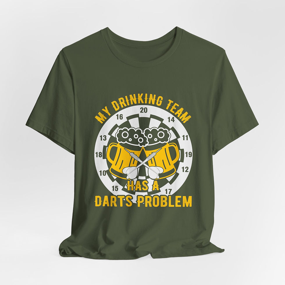 Thumbnail: Drinking Team Darts Problem TShirt