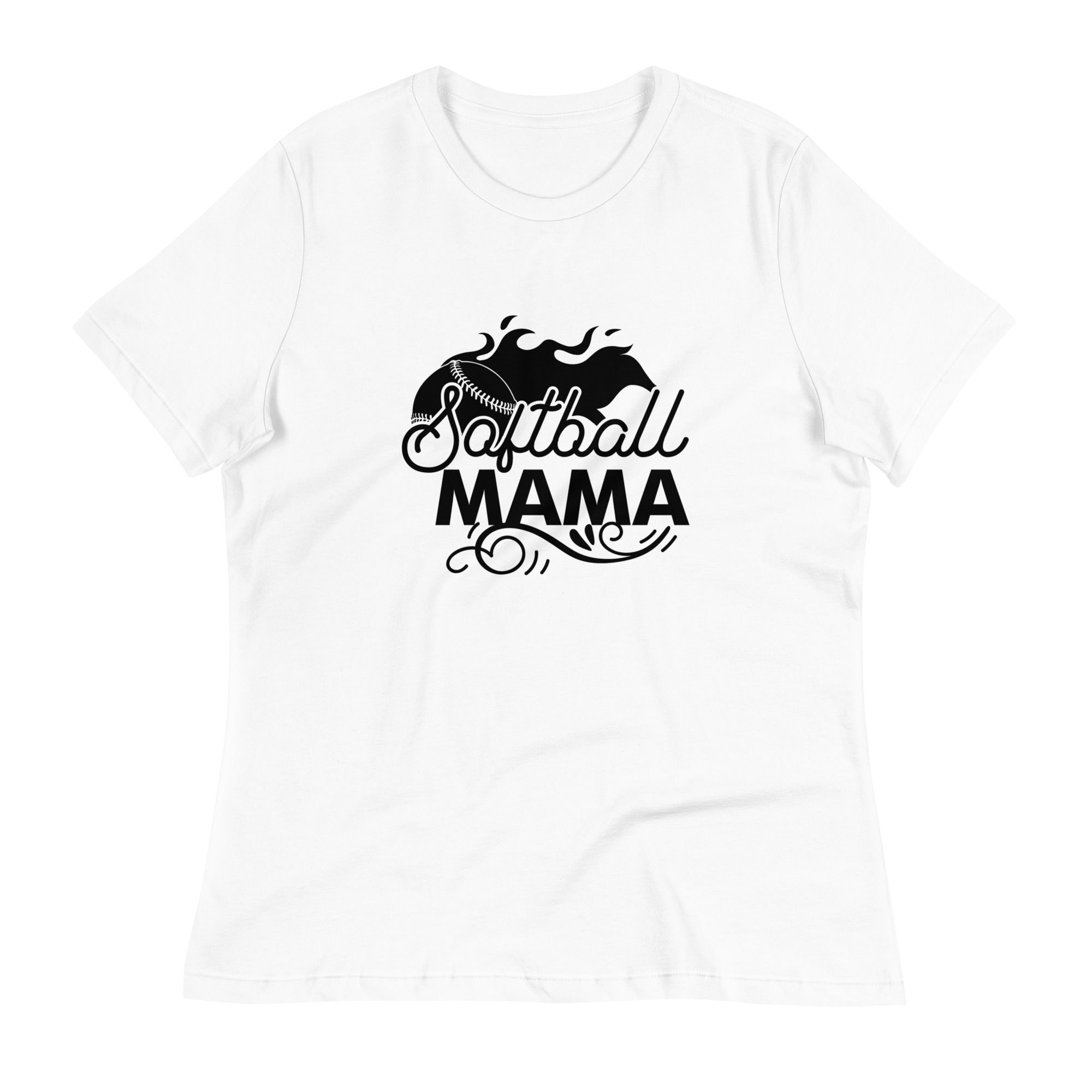 Softball Mama T-Shirt - Bella + Canvas