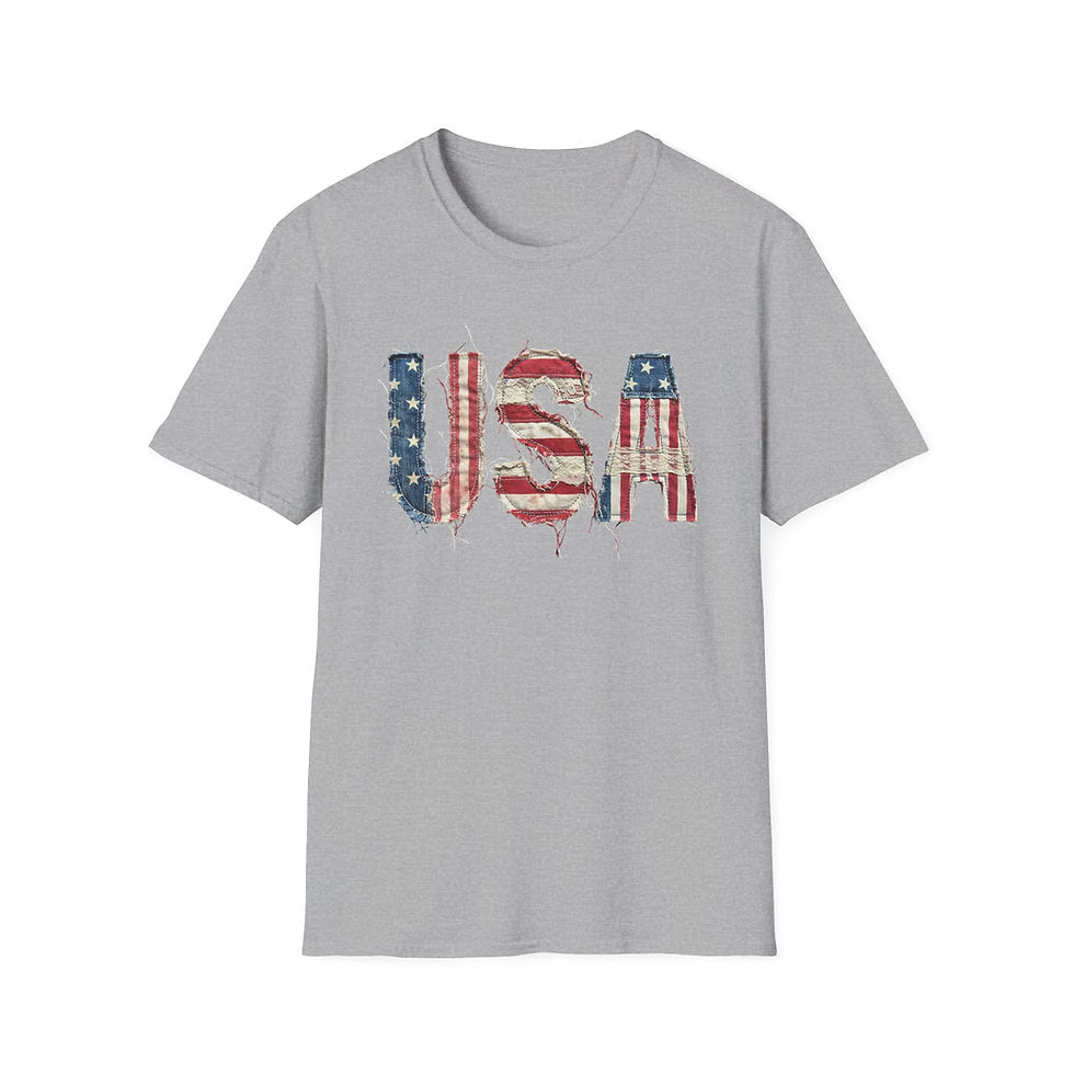 Thumbnail: USA Patchwork T-Shirt