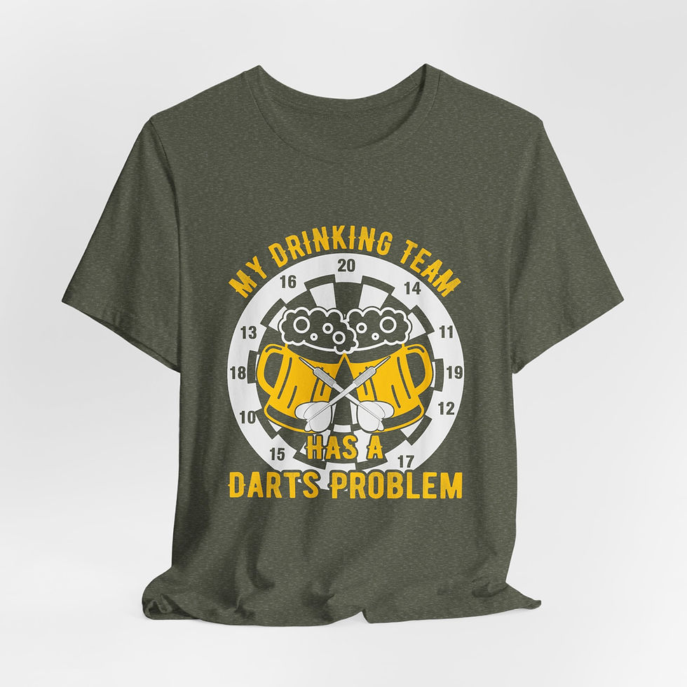 Thumbnail: Drinking Team Darts Problem TShirt