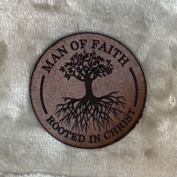 Thumbnail: Christian Leather Patch Hat