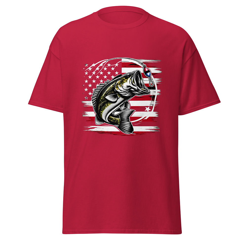 Thumbnail: American Flag Bass Color T-Shirt