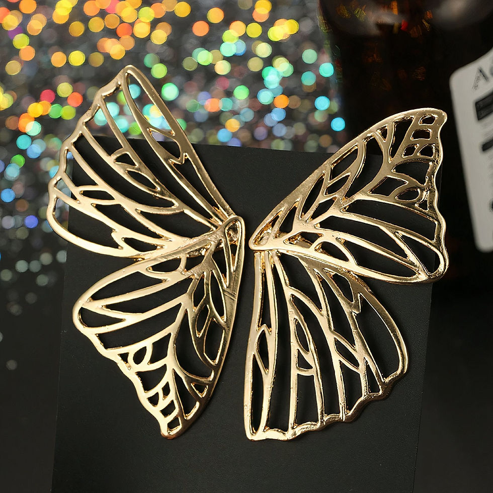 Thumbnail: Butterfly -Silver Earrings