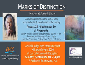 Marks of Distinction National Juried Show: Aug 29th to Sept 30th