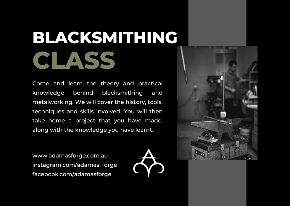 One Day Blacksmithing Class