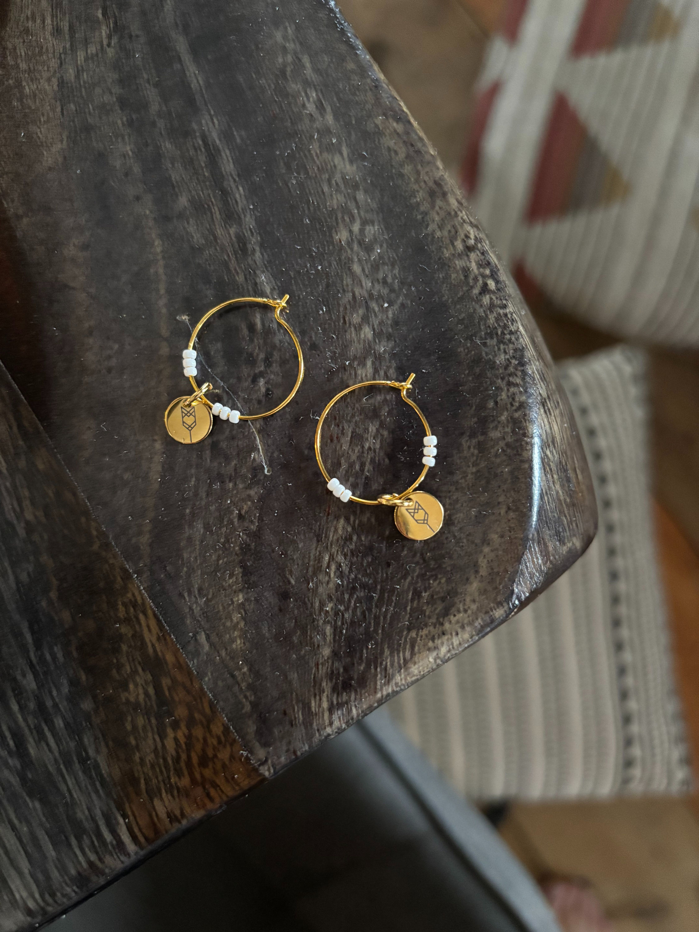 Boucles d’oreilles – Élan Doré