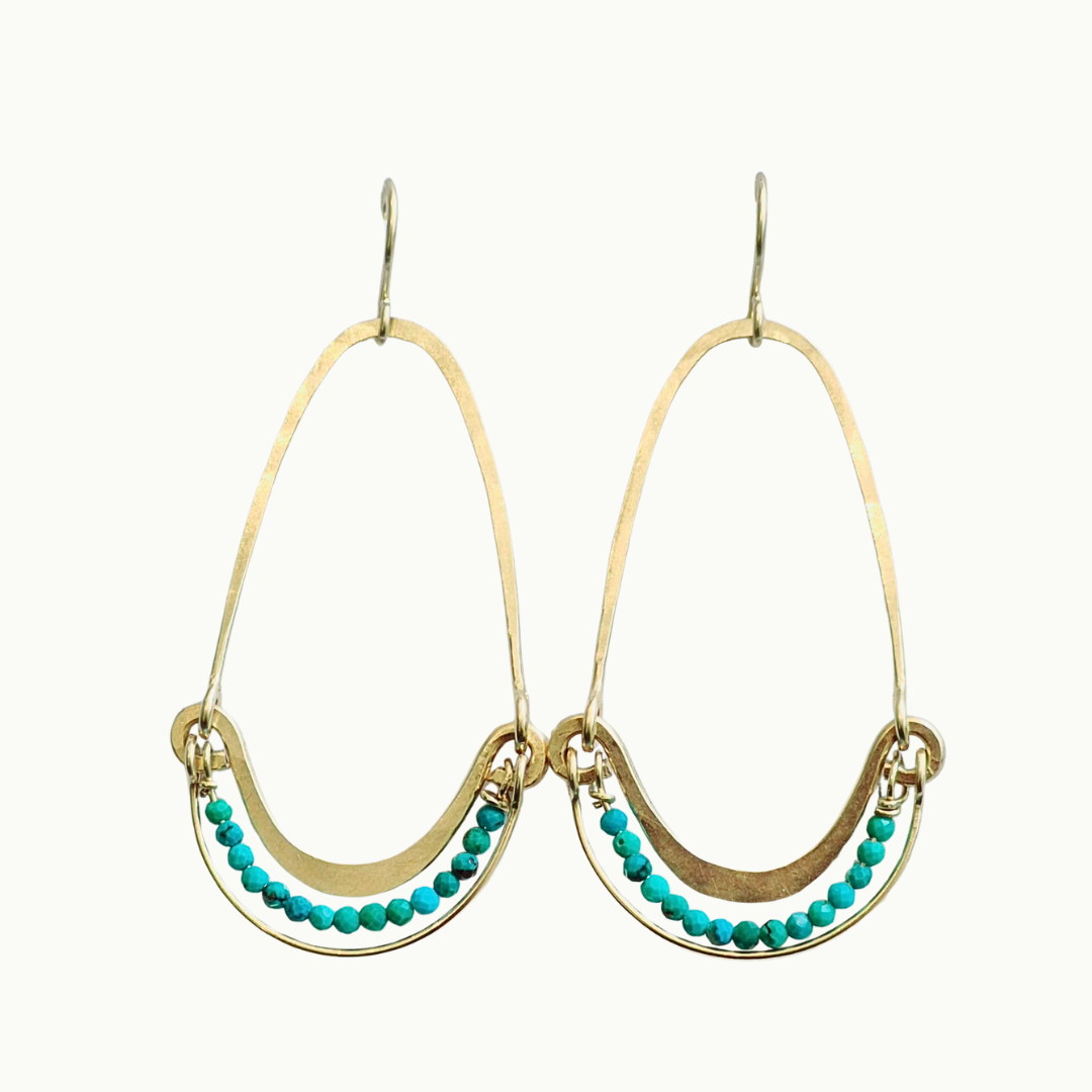 Turquoise Horizon Earrings
