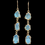 Thumbnail: Blue Cascade Gem Earrings