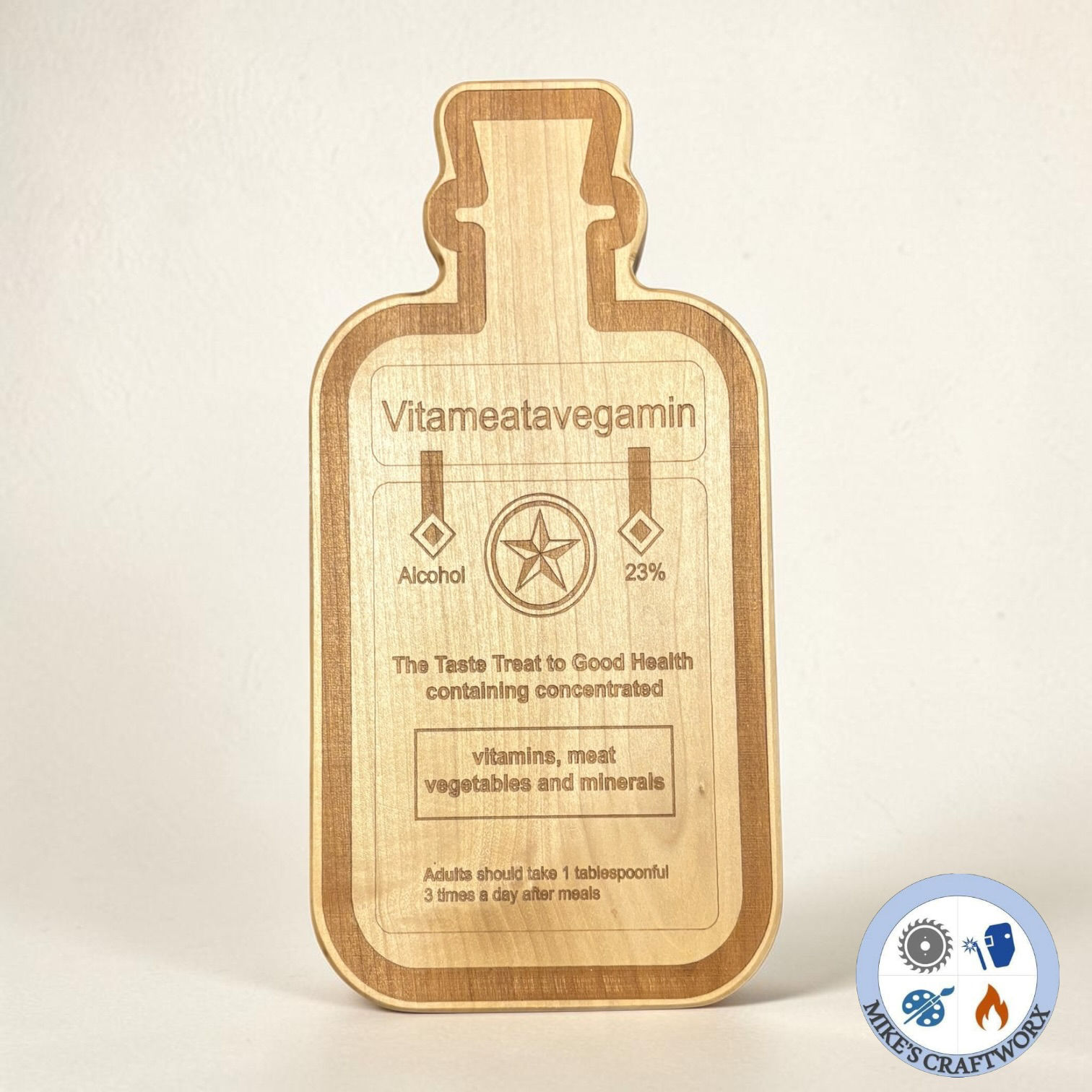 Vitameatavegamin Bottle