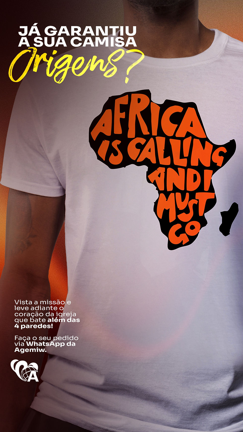 Miniatura: CAMISA - África está chamando e eu preciso ir