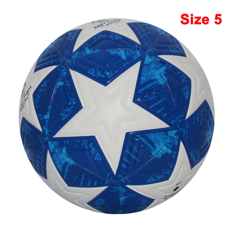 Thumbnail: High Quality Soccer Balls Official Size 4/5 PU Material Seamless Goal Team Outdo