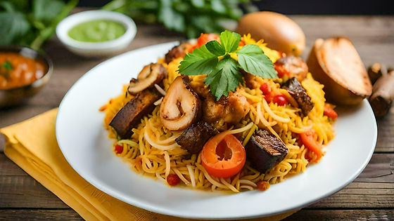 Kaju Mushroom Biryani