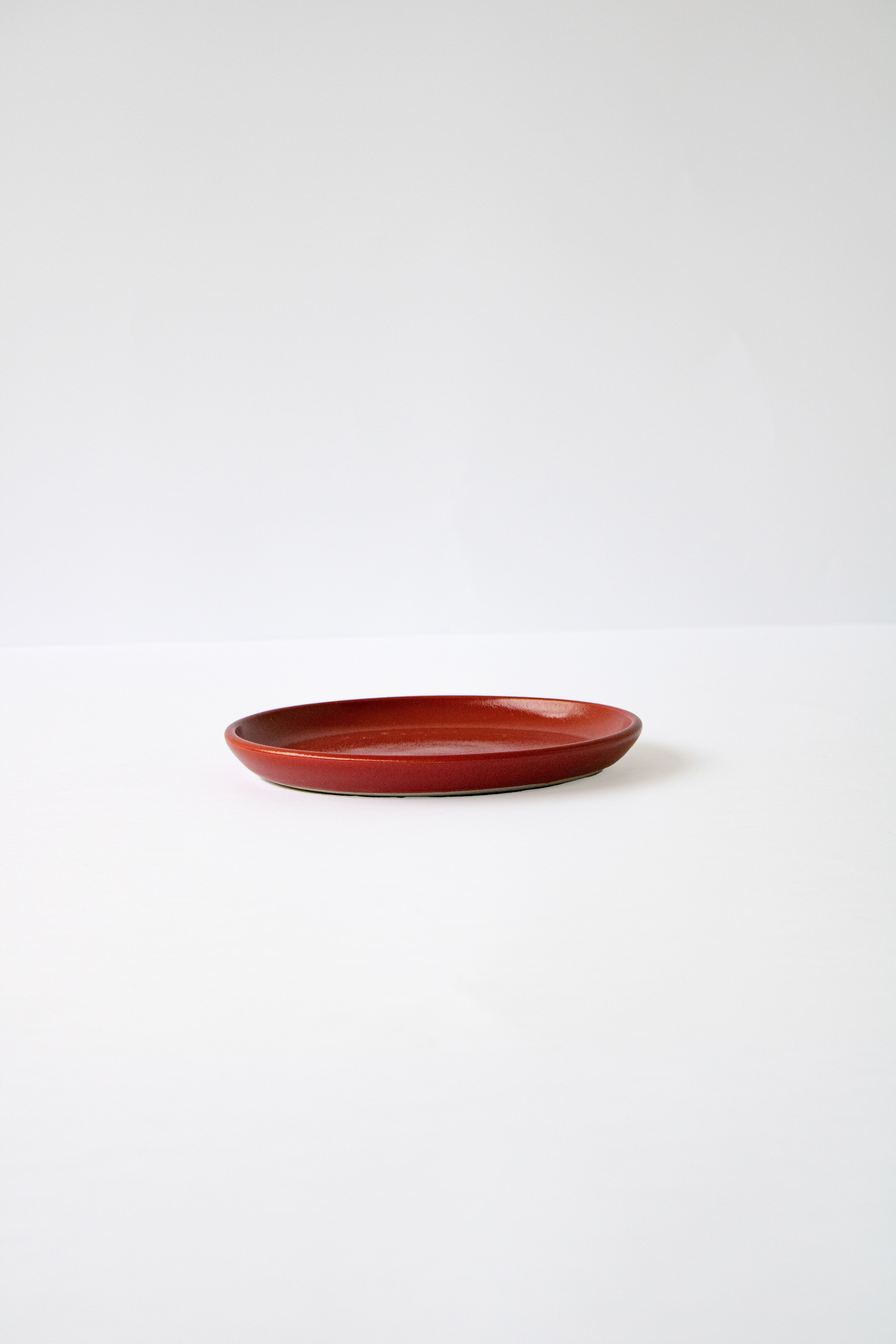 Prato Sobremesa Vermelho