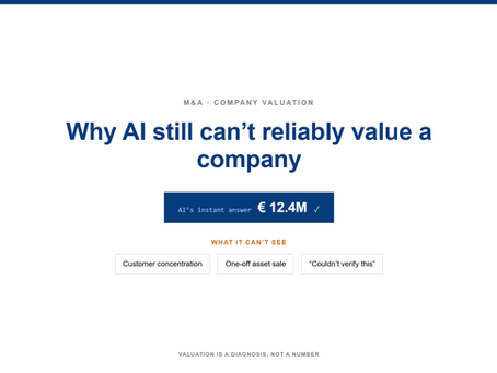 Why AI Still Can't Make a High-Quality Company Valuation