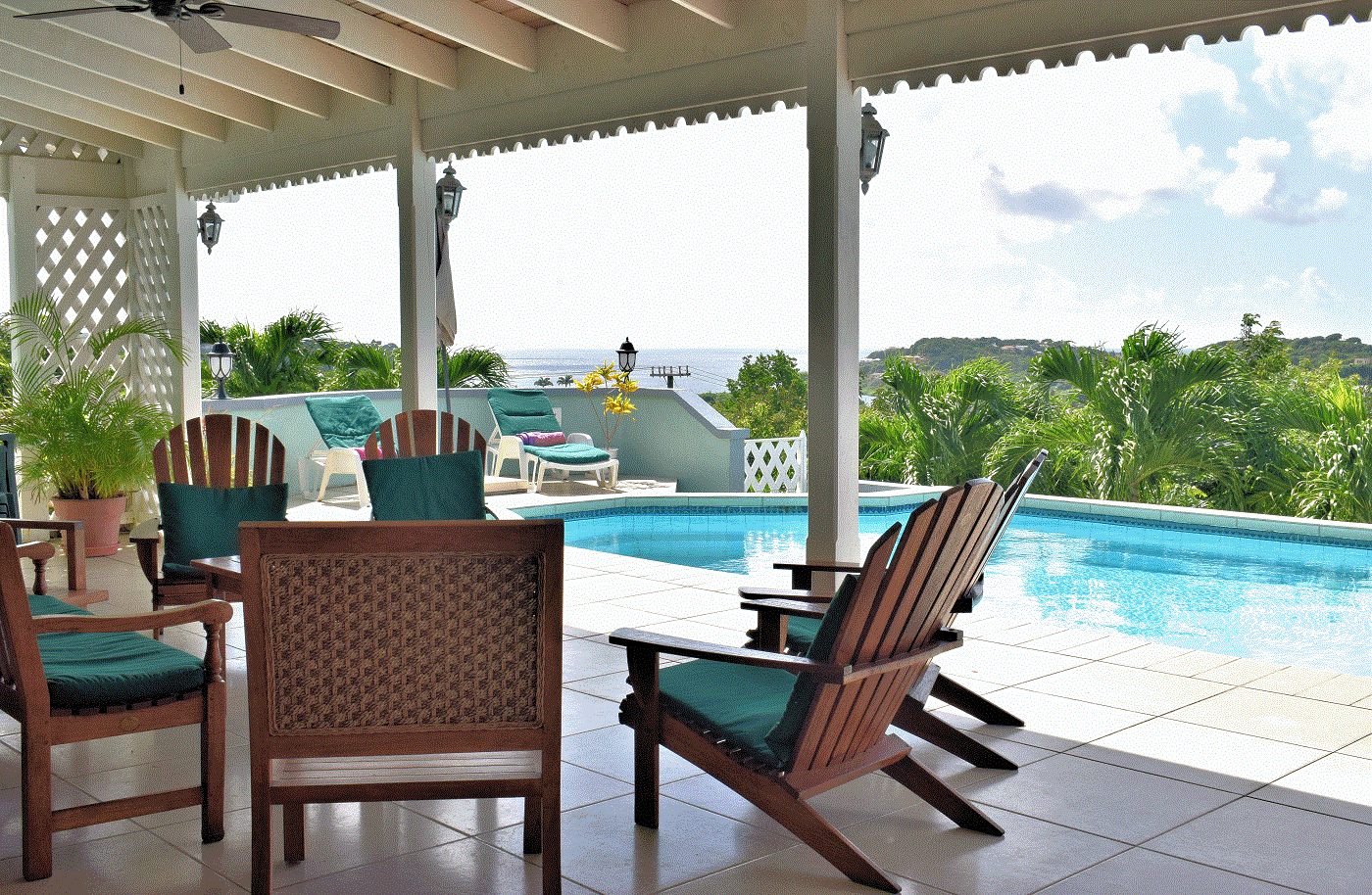 Patio sitting area