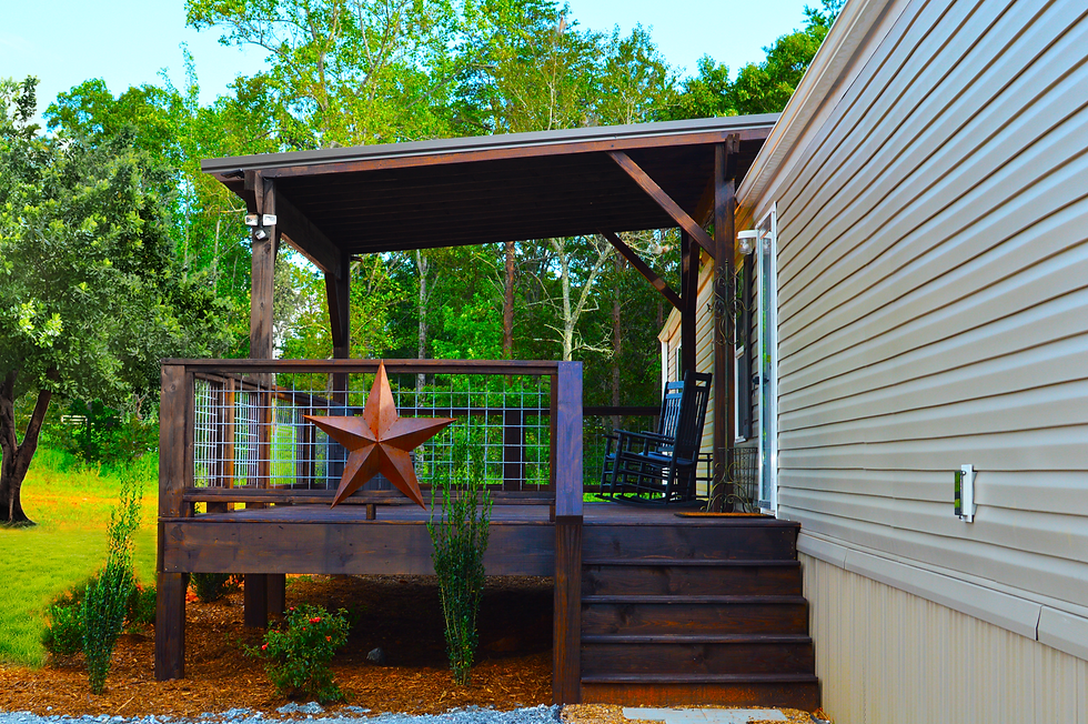 Deck and pergola