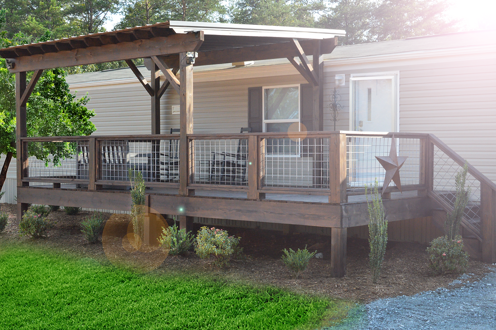 Back deck and pergola