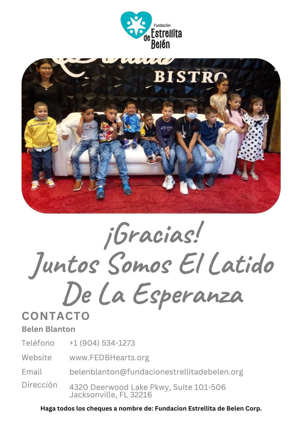 Propuesta de Patrocinio Gala Anual 2024 Estrellita de Belen