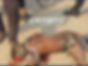 A terrorist steps on the head of a half-naked dead Israeli | Hamas Massacre
