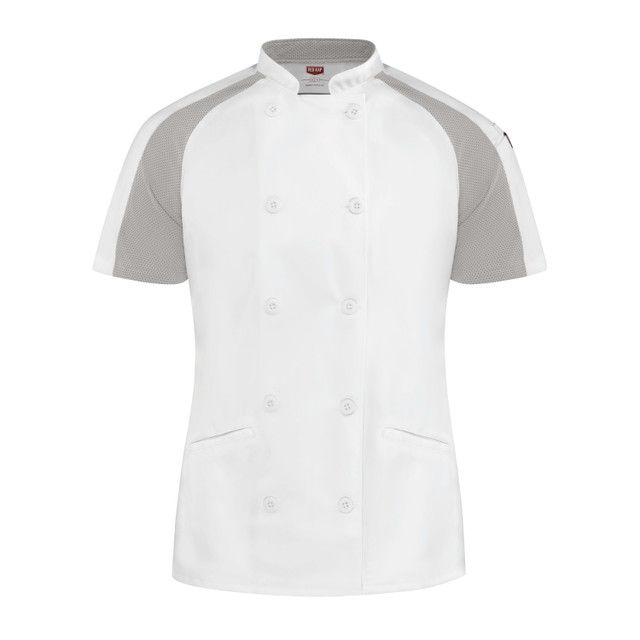 Miniatura: Filipina de Chef Dama Red Kap 051W  Repelente de Liquidos