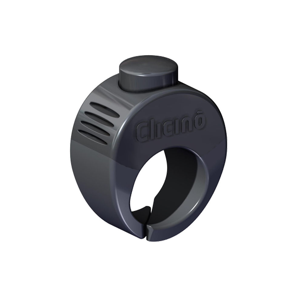 תמונה ממוזערת: Grey Clicino clicker ring