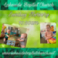 Sunday Nursery for Infants to 6years old
