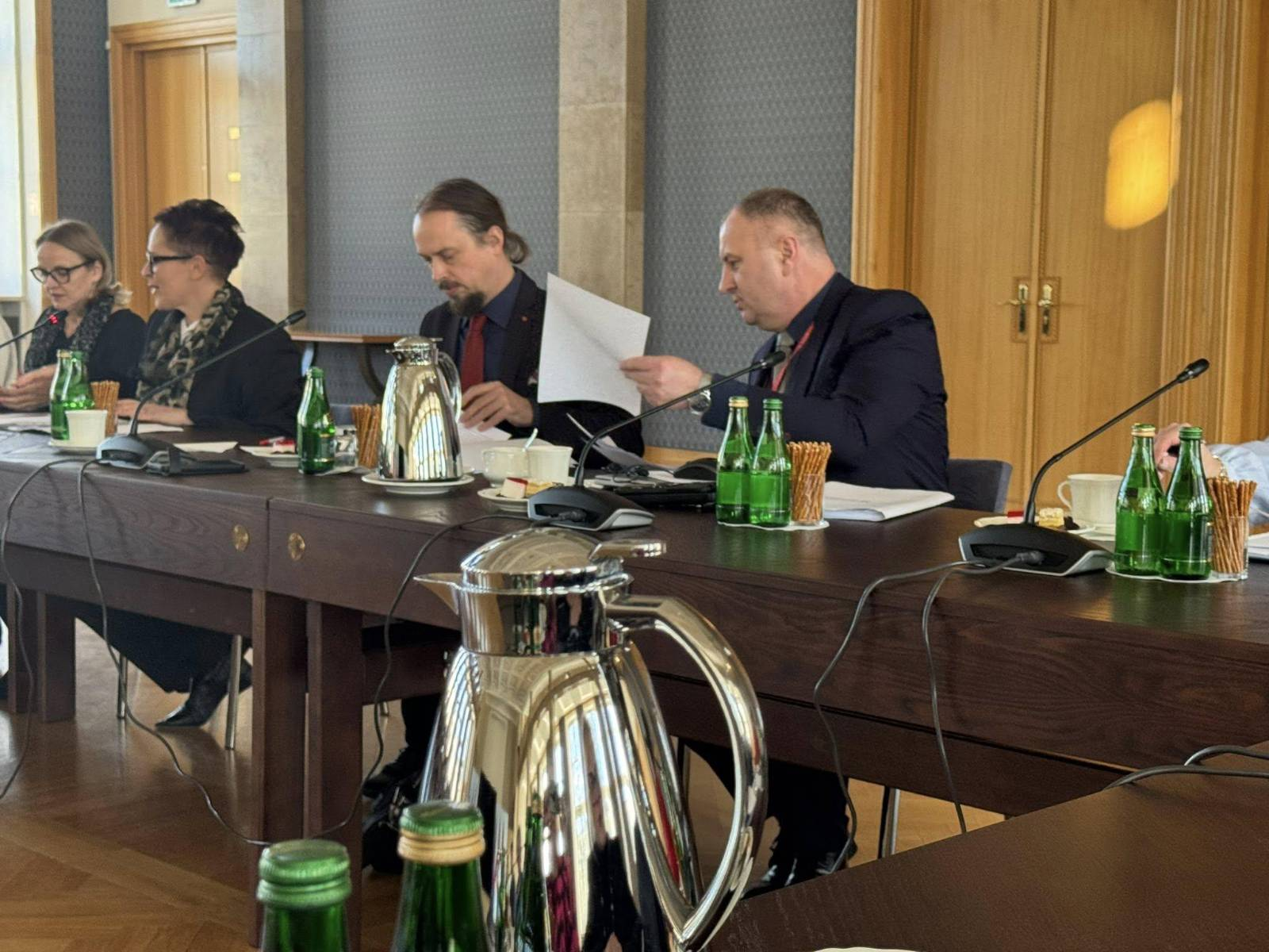 SPOTKANIE ZESPOŁU Z SZEFOWĄ SŁUŻBY CYWILNEJ