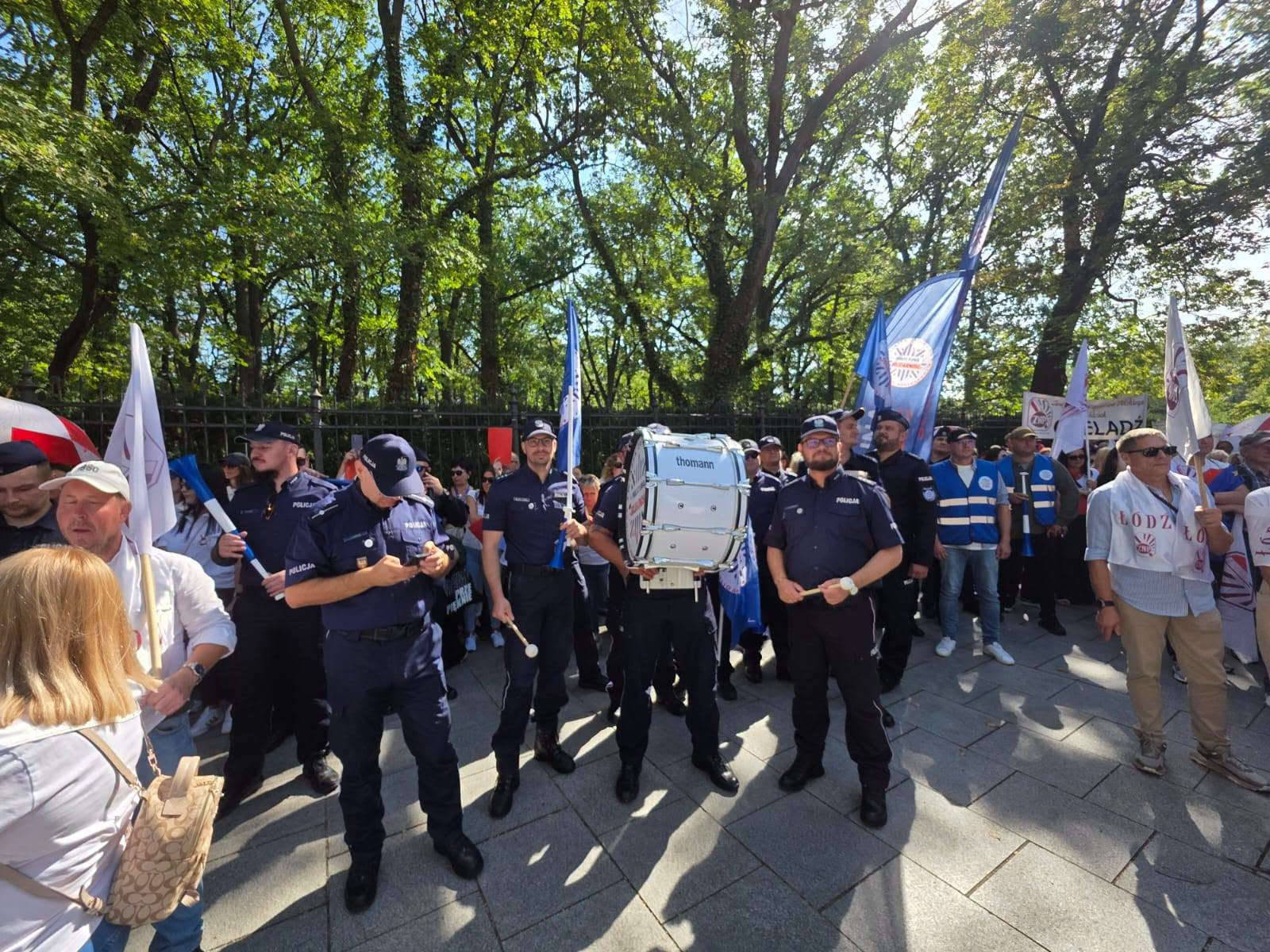 Protest w Warszawie