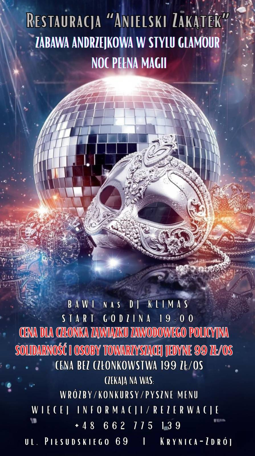 ZAPRASZAMY NA ANDRZEJKI