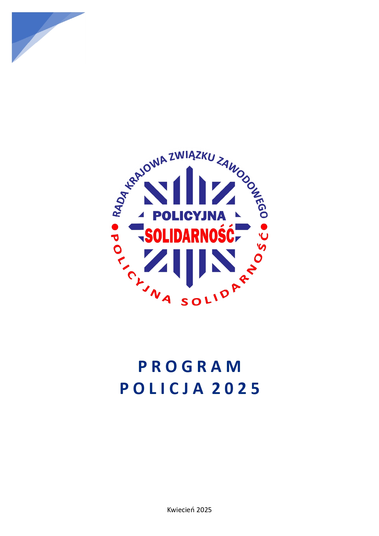 Program Policja 2025