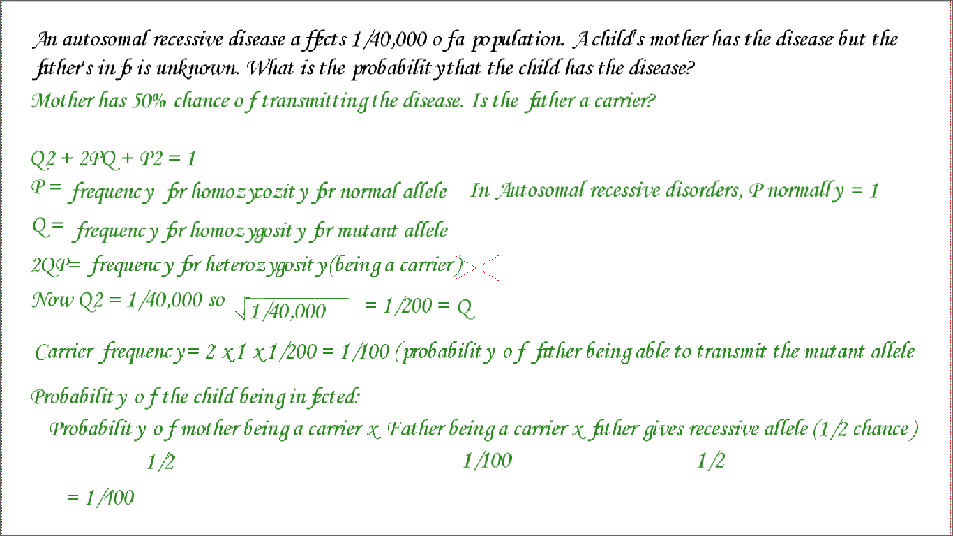 Hardey-Weinberg genetics