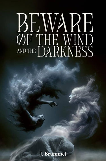 Novel cover for Beware of the Wind and the Darkness by J Brummet, a Navajo love letter