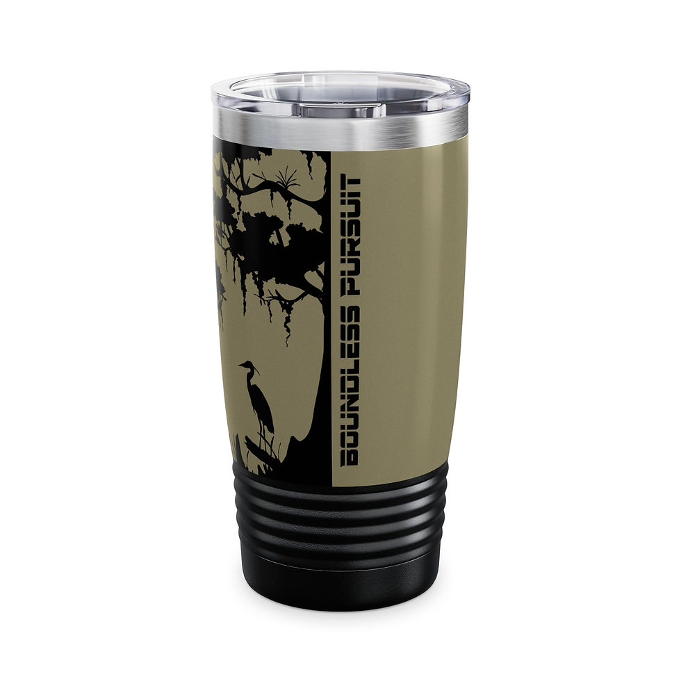 Miniatura: Swamp Scene Ringneck Tumbler, 20oz - Travel Mug for Outdoor Lovers