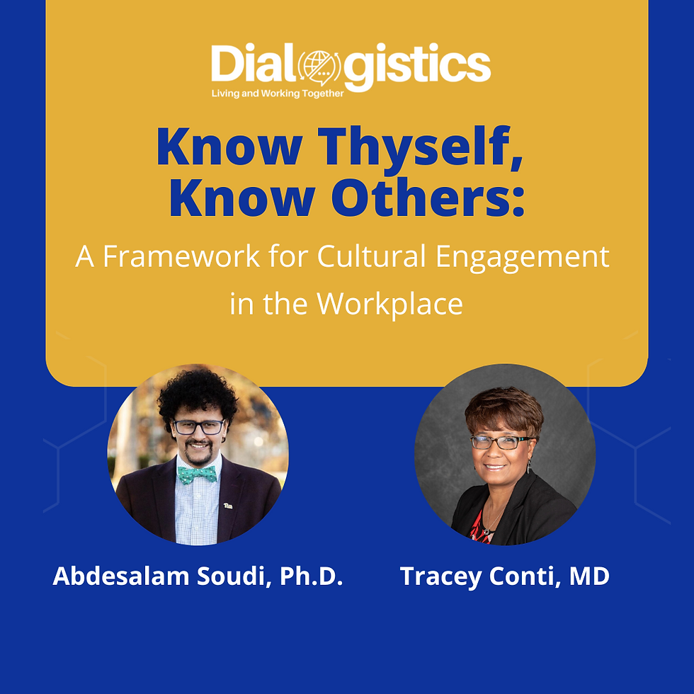 Know Thyself, Know Others: A Framework for Cultural Engagement in the Workplace