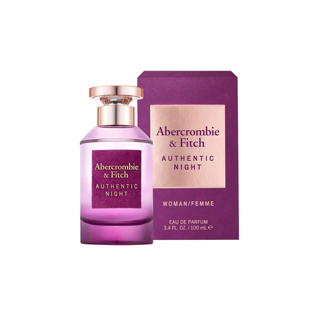 Abercrombie & Fitch Authentic Night Eau De Parfum Spray 3.4 oz 100ml